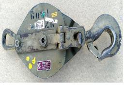 Folding block, double with pulleyblock and tackle